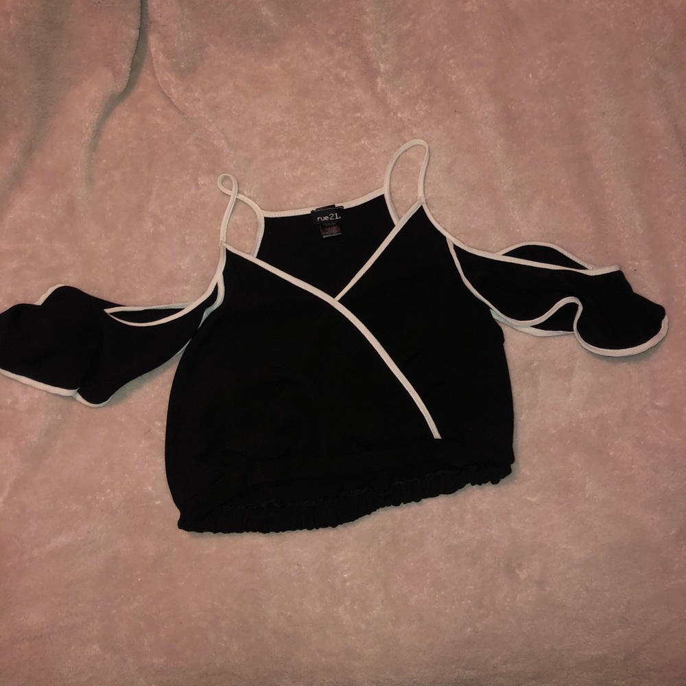 Cropped off the Shoulder top